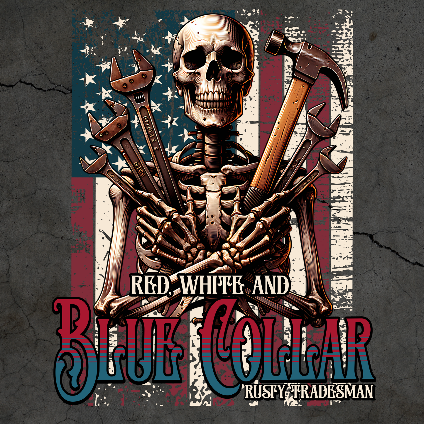 Red, White and Blue Collar | Long Sleeve