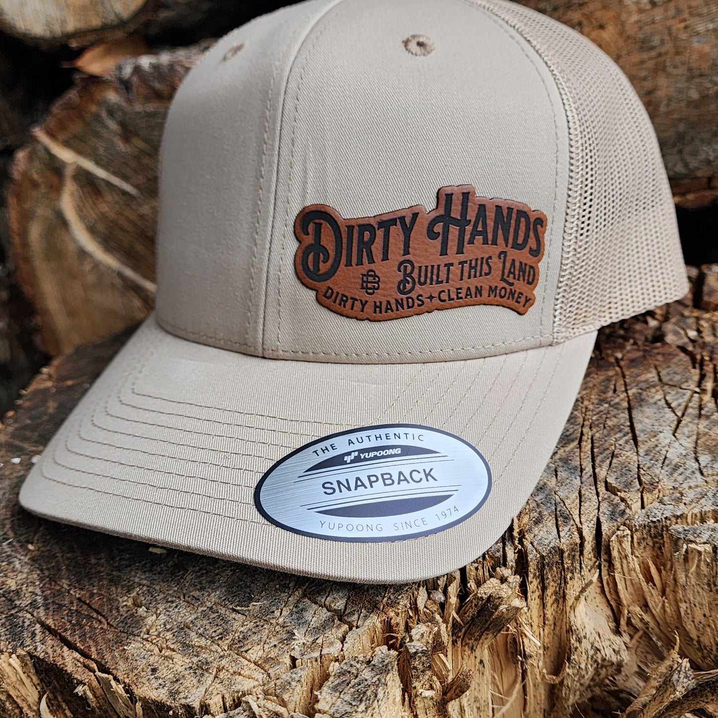 Dirty Hands Built this Land | Dirty Hands Clean Money | Trucker Hat
