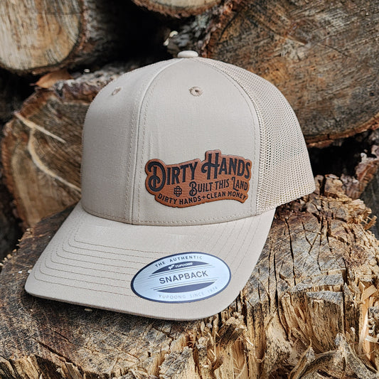 Dirty Hands Built this Land | Dirty Hands Clean Money | Trucker Hat