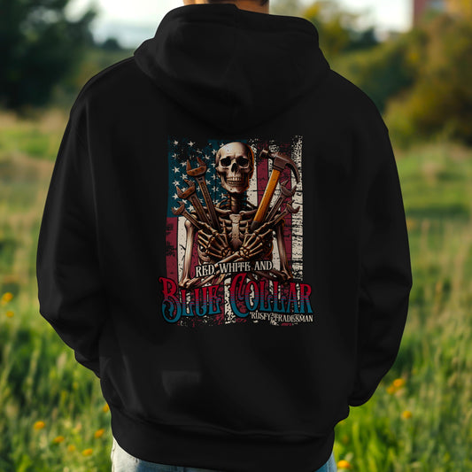 Red, White and Blue Collar | Hoodie