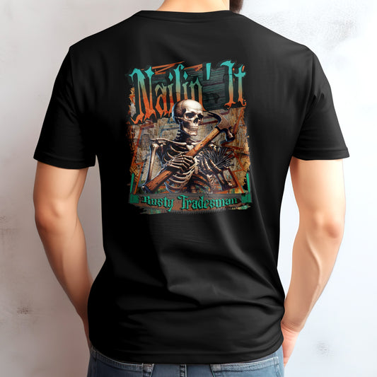 Nailin It Construction T-shirt  | Rusty Tradesman