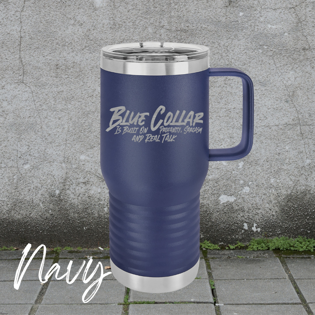 Blue Collar Tumbler | Rusty Tradesman