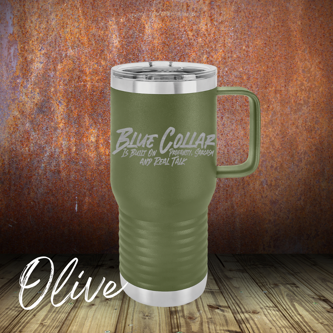 Blue Collar Tumbler | Rusty Tradesman