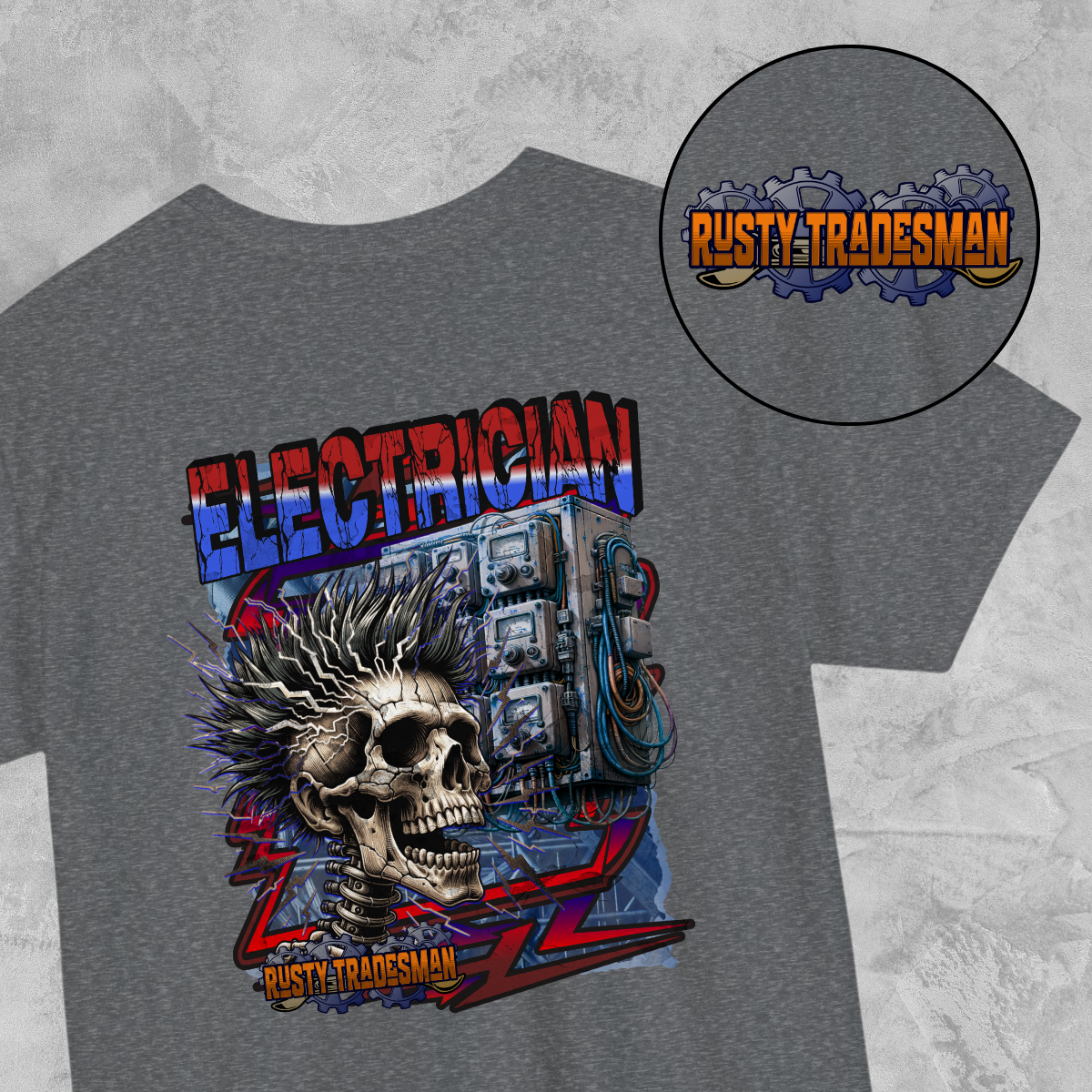 Electrician T-shirt | Rusty Tradesman