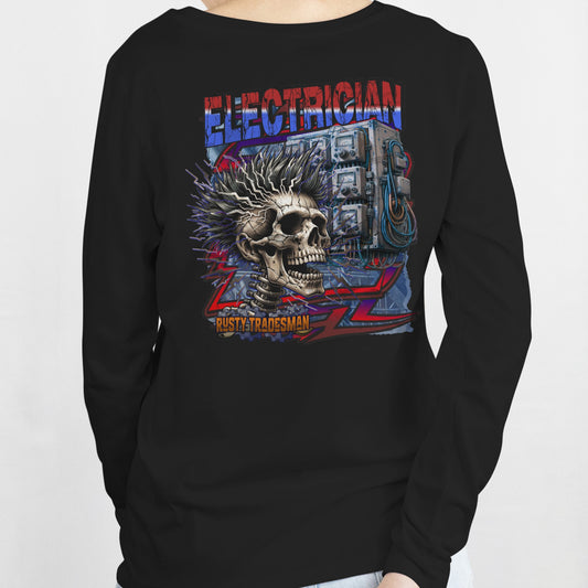 Electrician Long Sleeve Shirt  | Rusty Tradesman