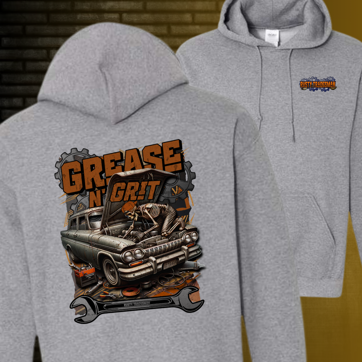 Grease N' Grit | Mechanic Hoodie