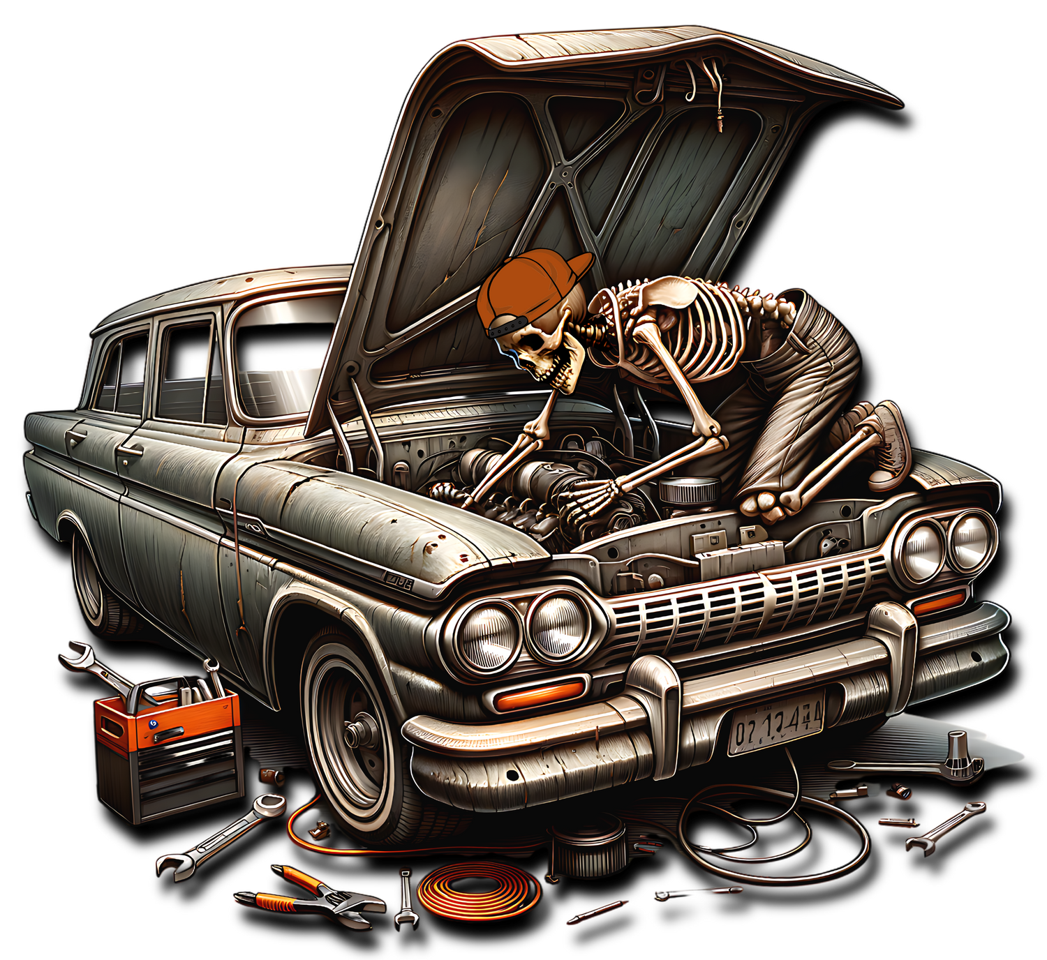 Rusty the Mechanic Graphic