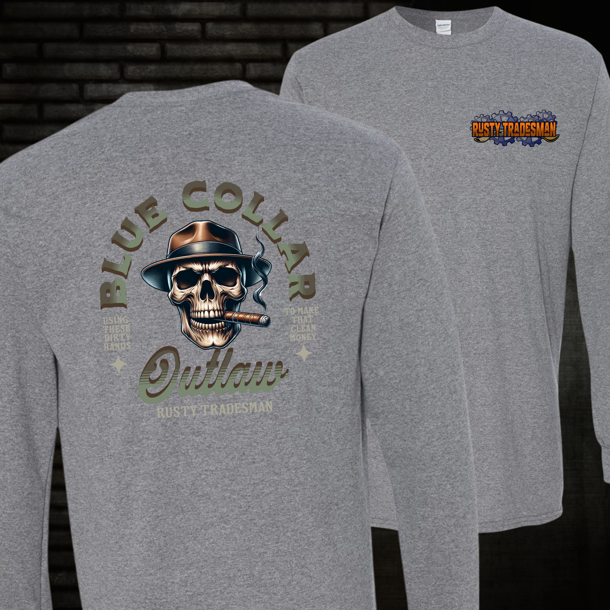 Blue Collar Outlaw Apparel | Rusty Tradesman