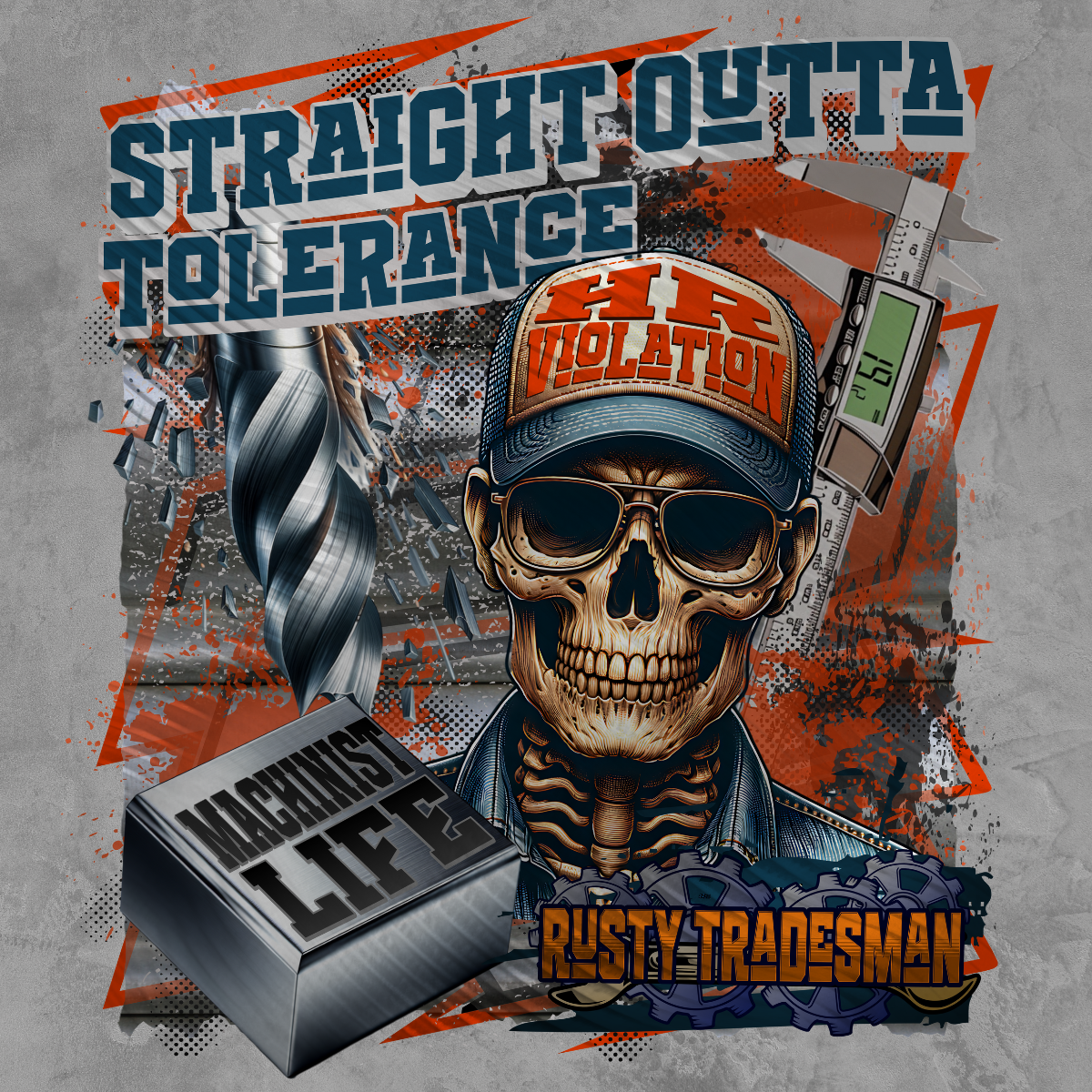 Machinist T-shirt | Rusty Tradesman Shirts