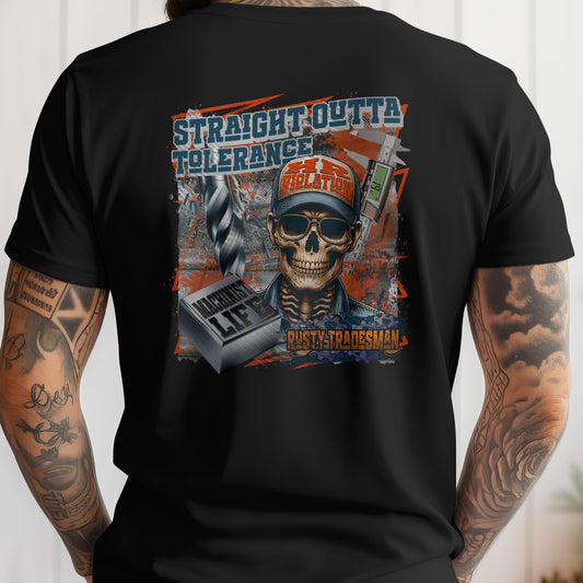 Machinist T-shirt | Out of Tolerance | Rusty Tradesman