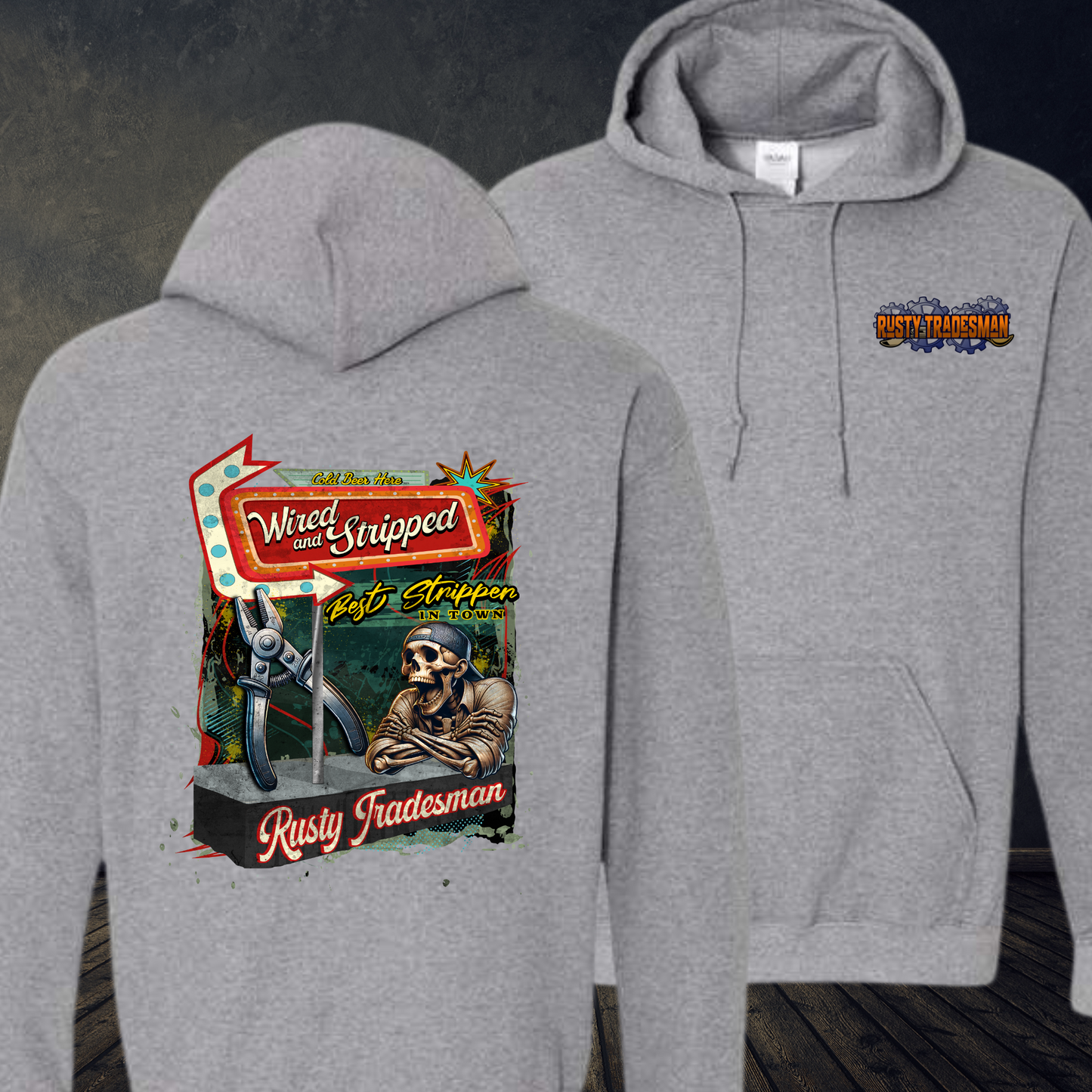 Wired and Stripped Hoodie