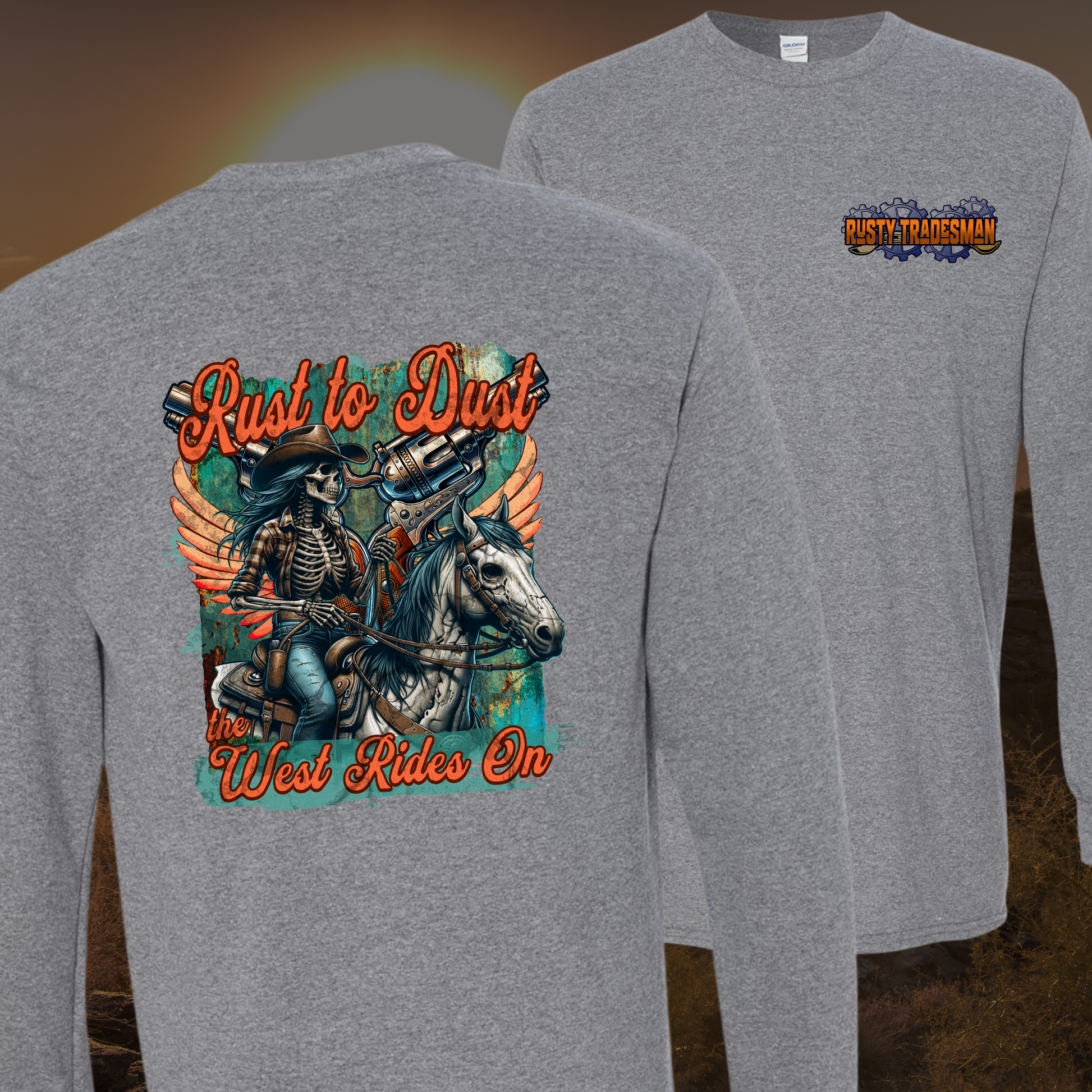 Rust to Dust Long Sleeve Western Shirt | Rusty Tradesman