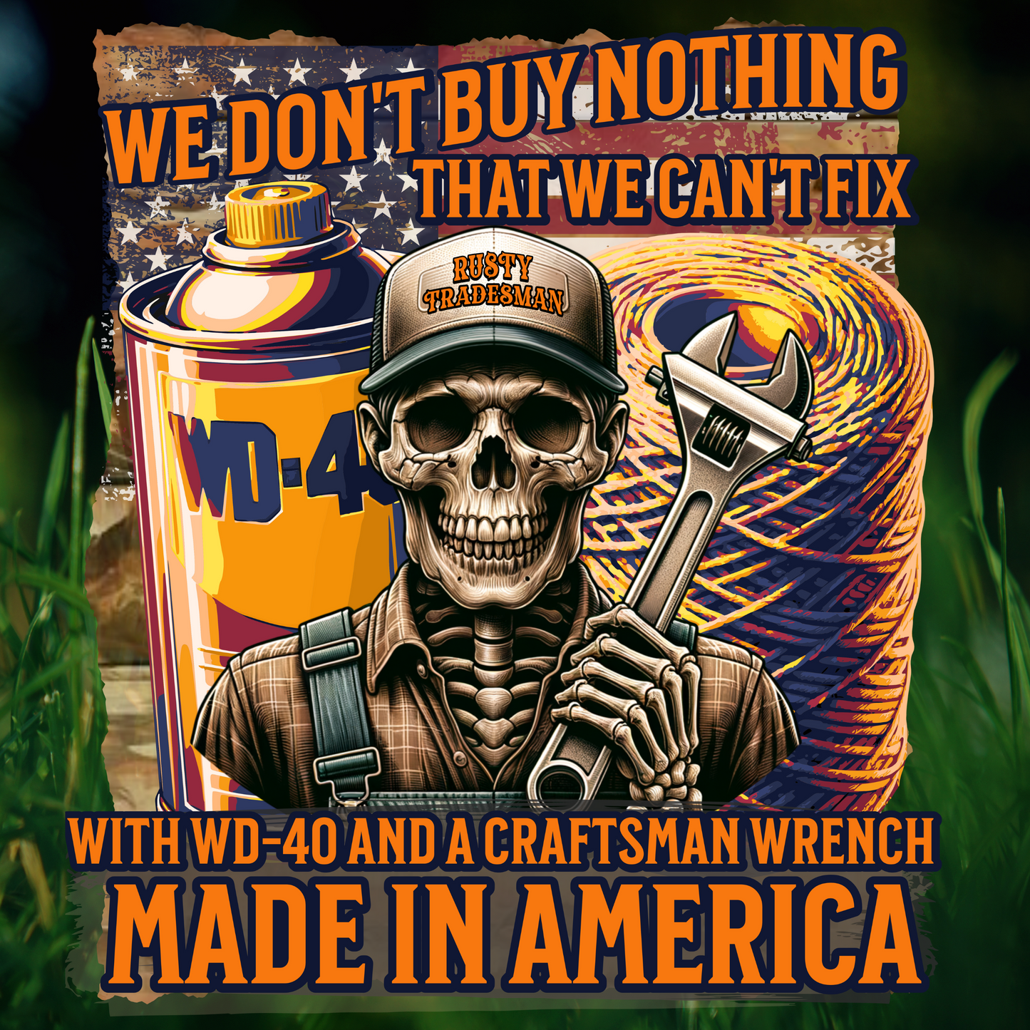 Made in America T-shirt  | Rusty Tradesman