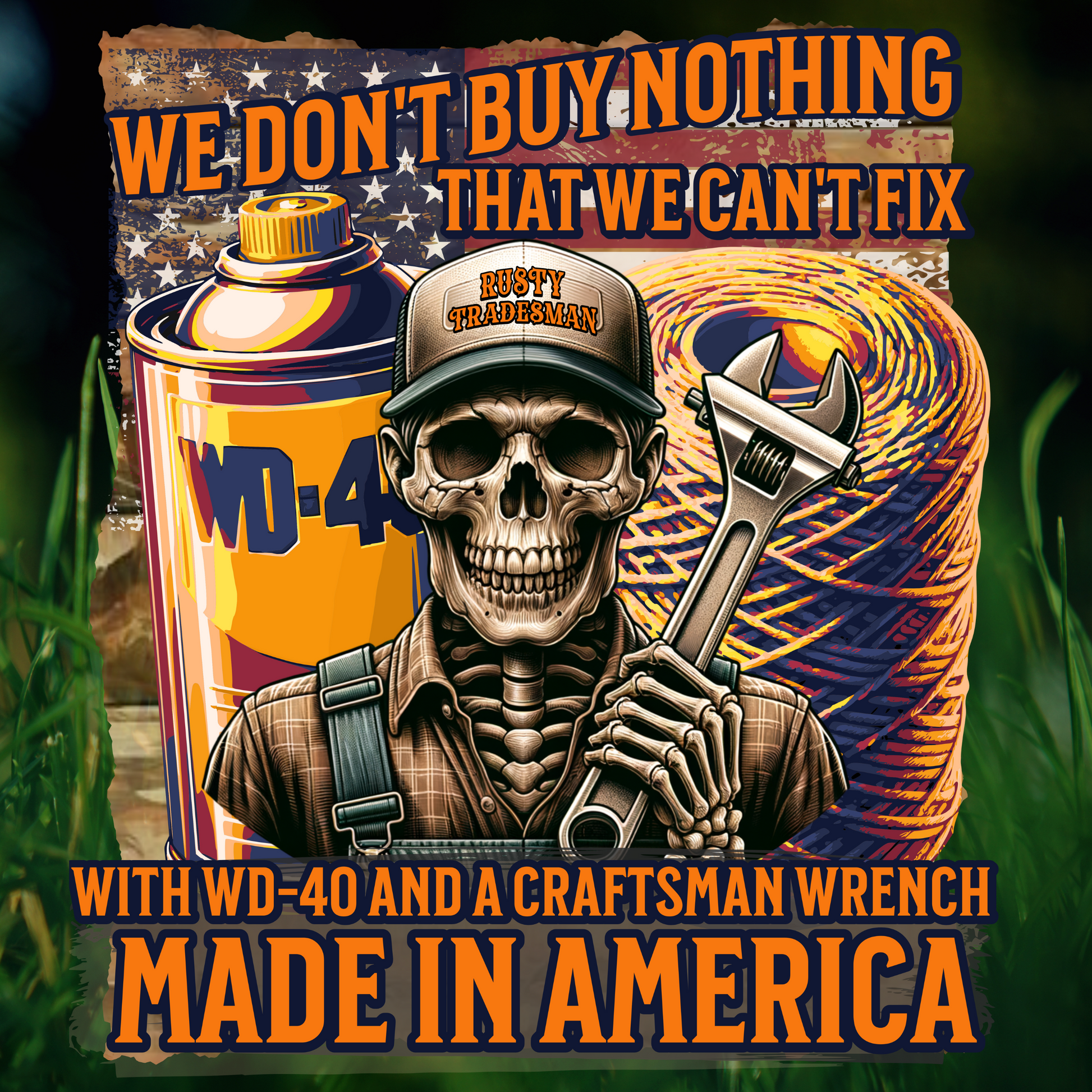 Made in America T-shirt  | Rusty Tradesman