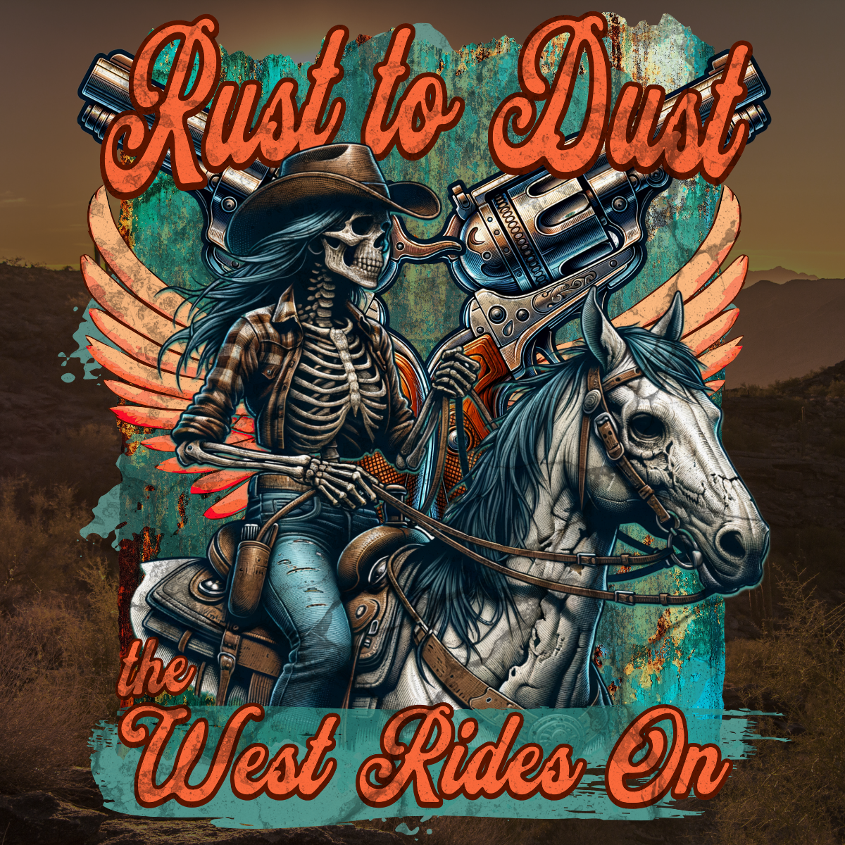 Rust to Dust Western T-shirt | Rusty Tradesman