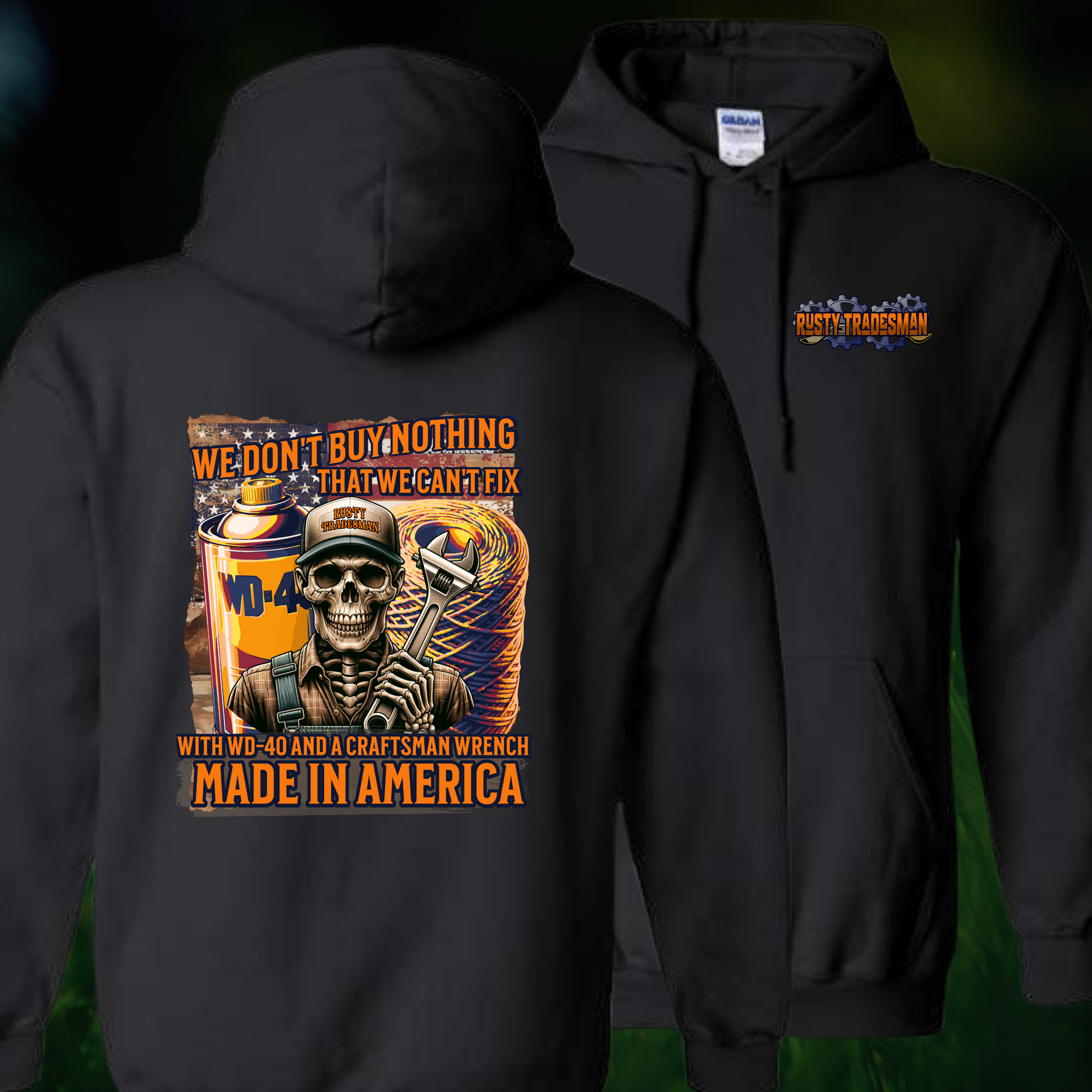 Made in America | Hoodie Rusty Tradesman