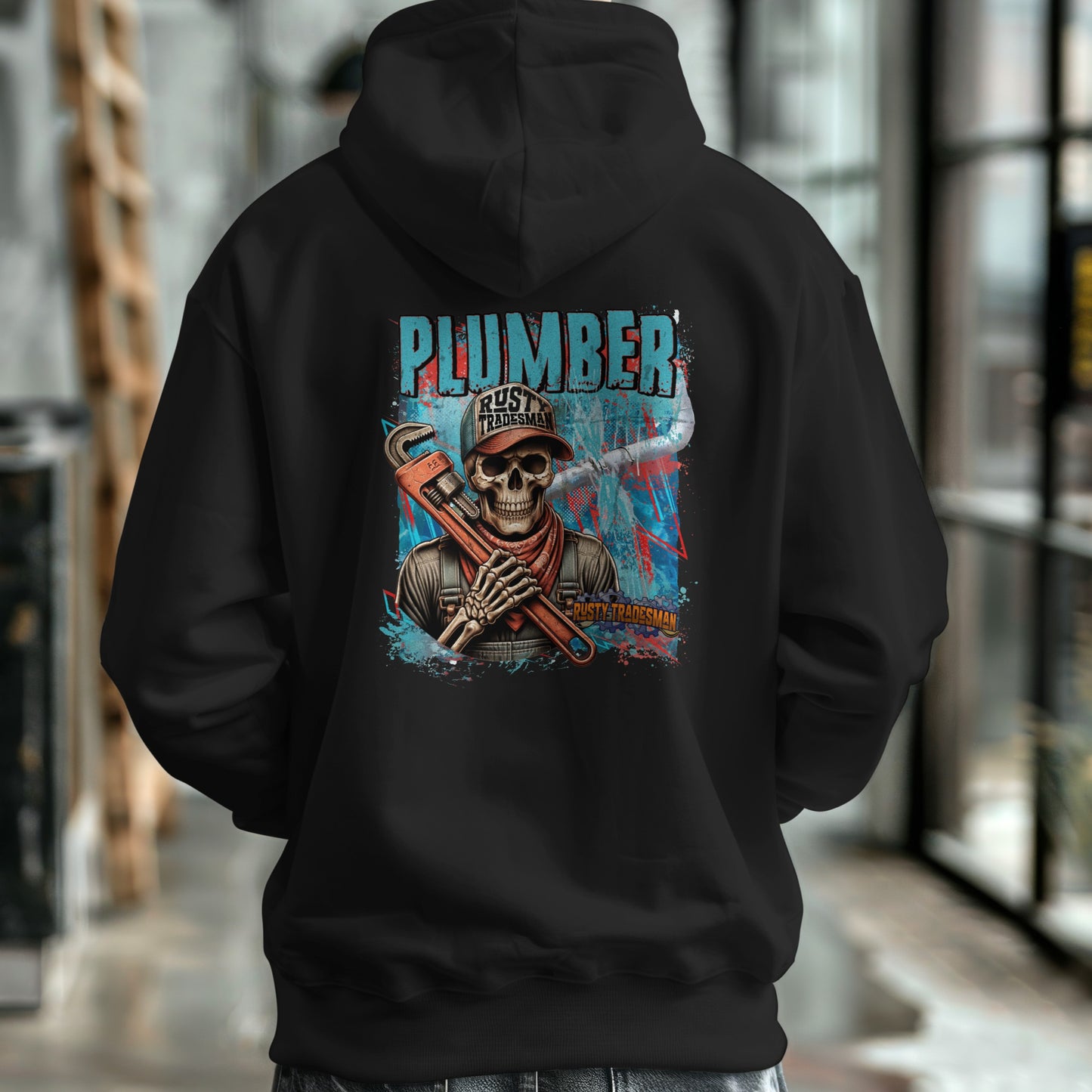 Plumber Hoodie | Rusty Tradesman