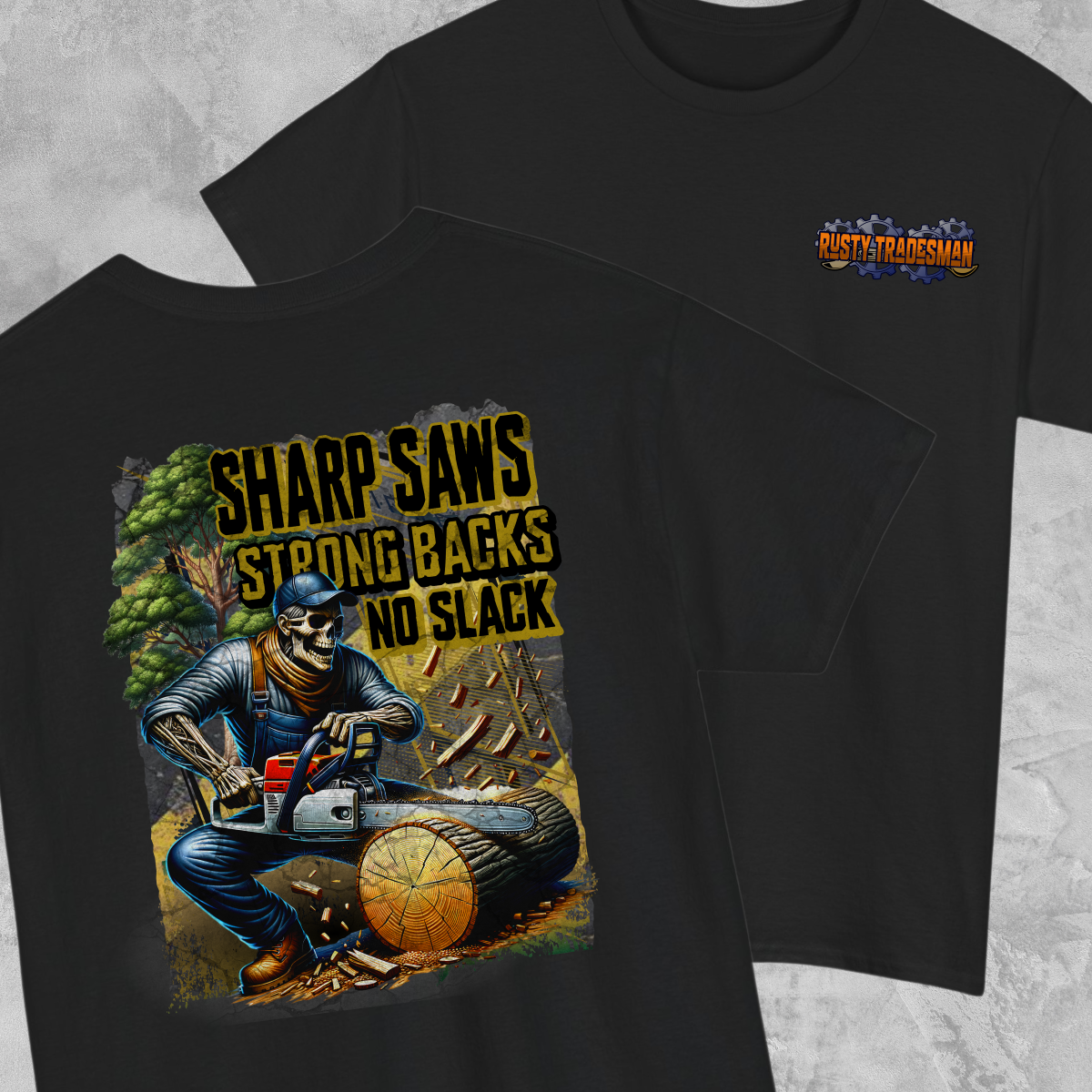 Arborist T-shirt | Chainsaw T-shirt | Rusty Tradesman