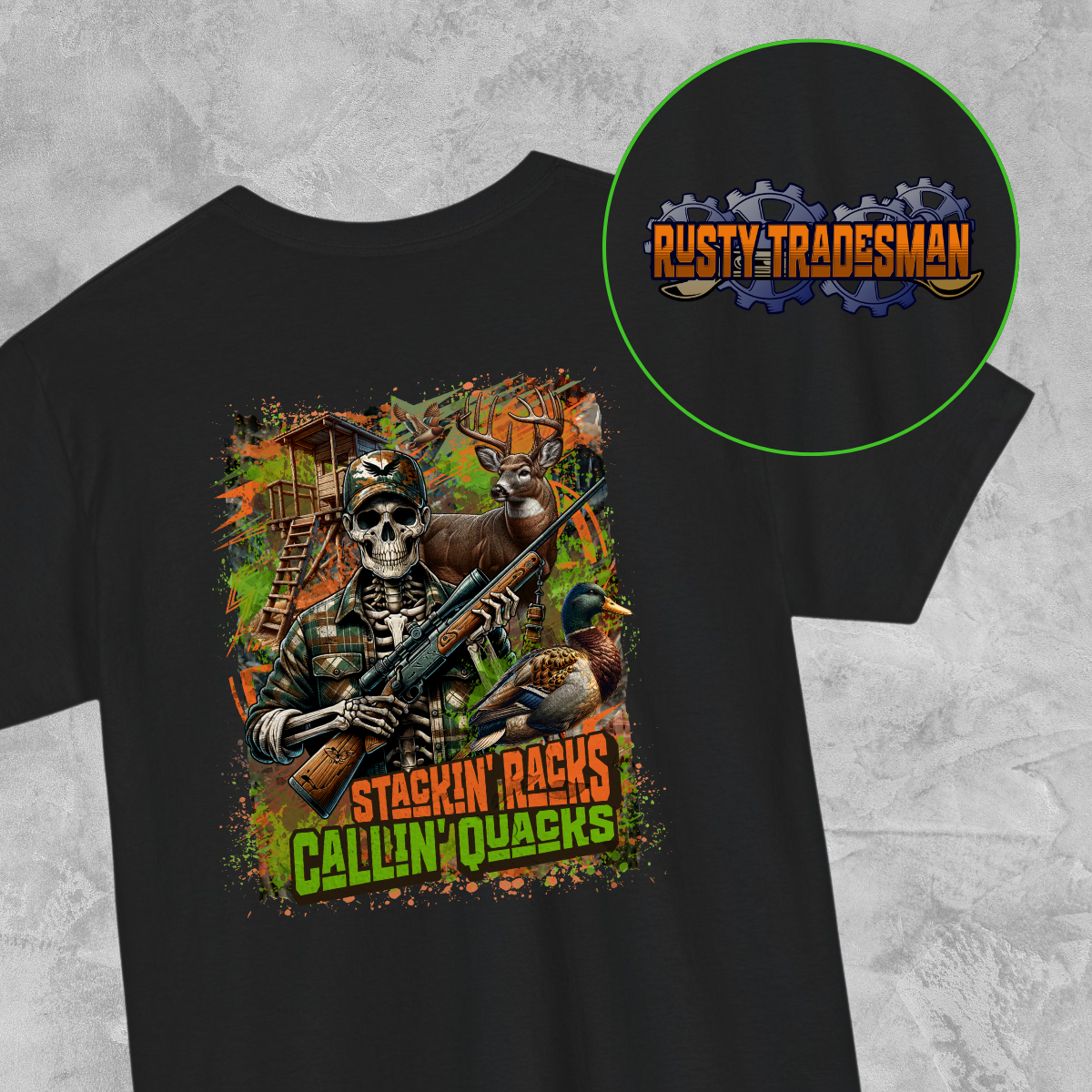 Hunting T-shirt | Deer Hunting | Duck Hunting T-shirt | Rusty Tradesman