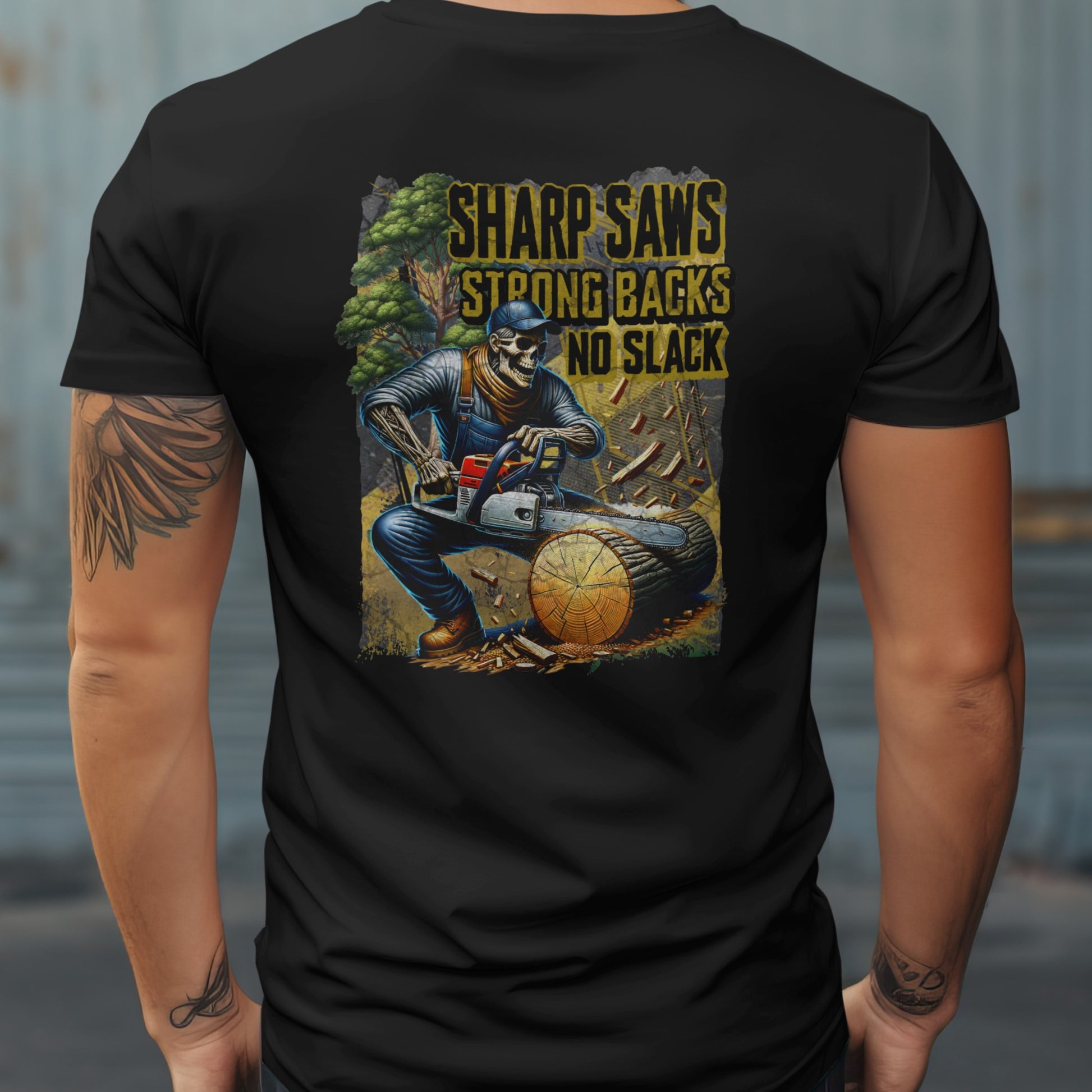Arborist T-shirt | Chainsaw Tree Trimming T-shirt | Rusty Tradesman