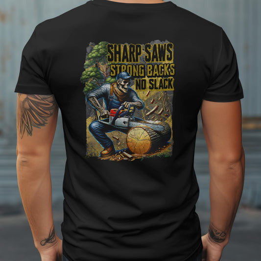 Arborist T-shirt | Chainsaw Tree Trimming T-shirt | Rusty Tradesman