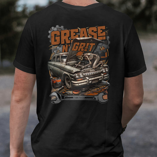 Grease N' Grit | Mechanic T-shirt | Rusty Tradesman