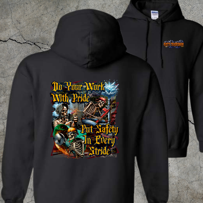 Do Your Work With Pride, Put Safety in Every Stride | Blue Collar Safety Hoodie