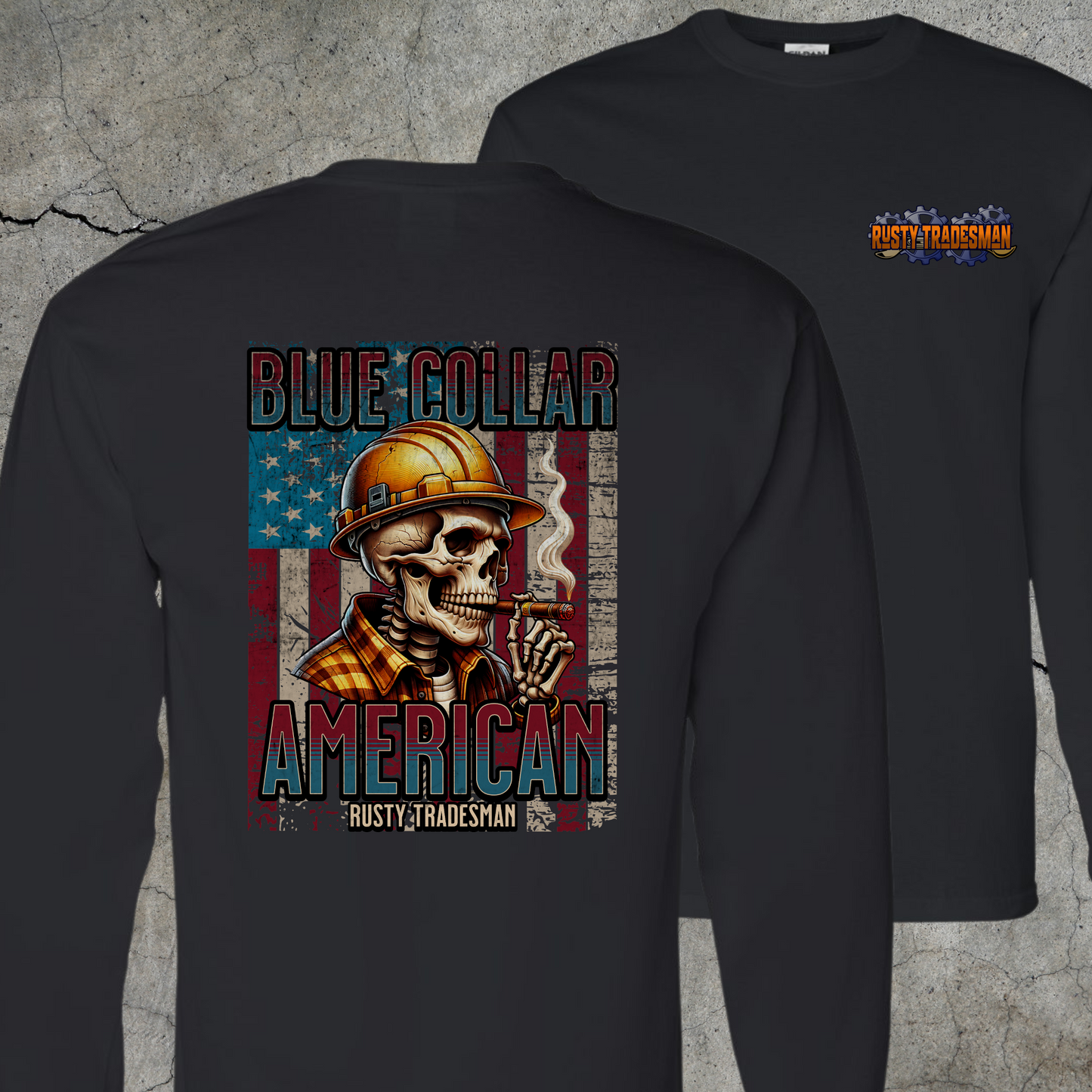 Blue Collar American | Long Sleeve