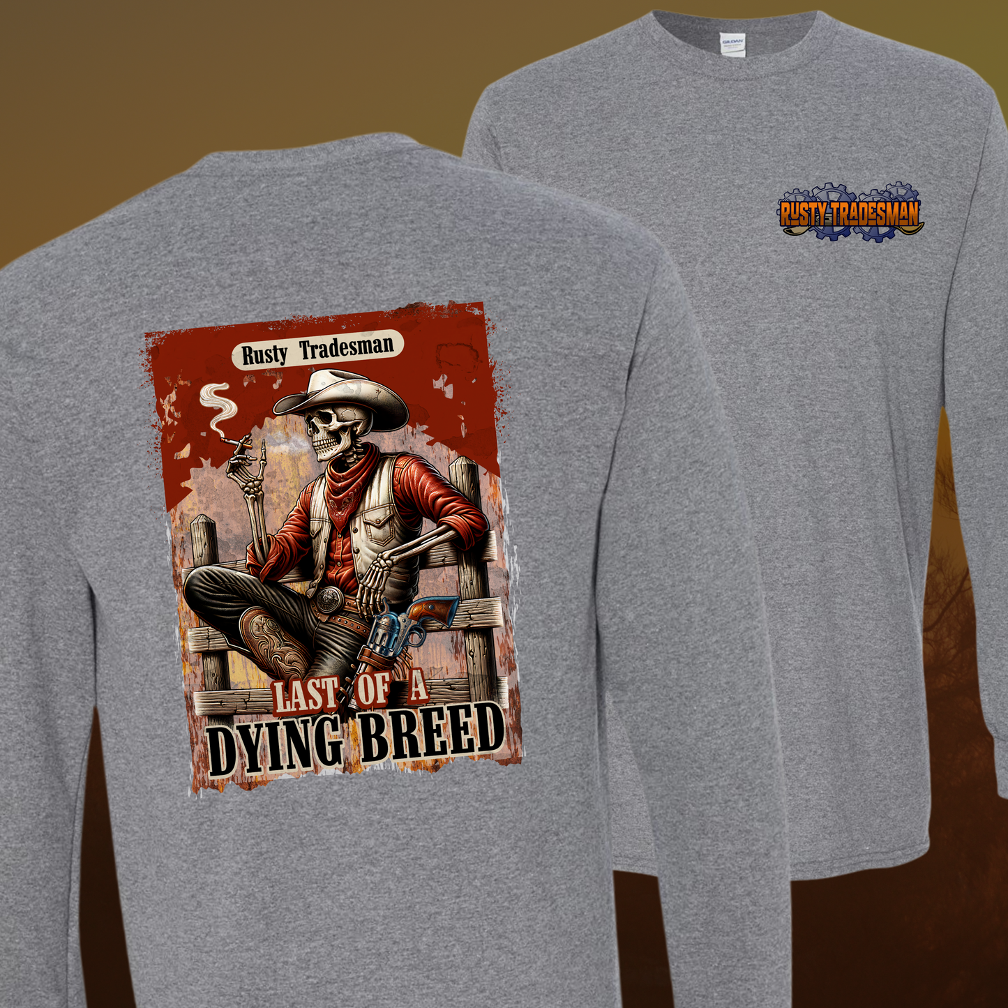Last of a dying breed Long sleeve Marlboro Shirt | Rusty Tradesman