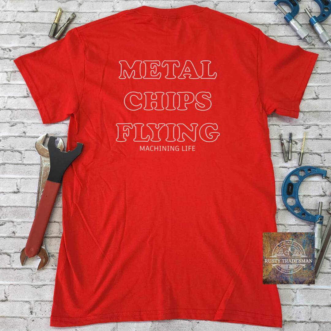 Metal Chips Flying Machining Life | Rusty Tradesman