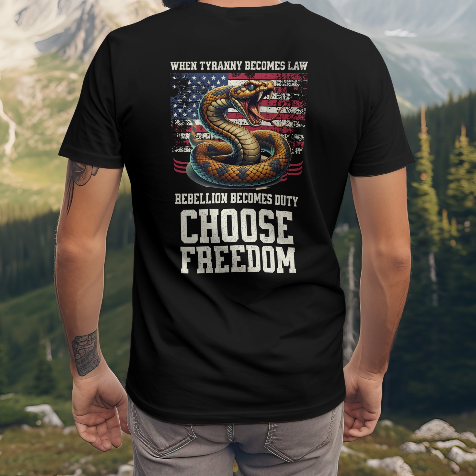 Don't Tread On me Snake T-shirt
