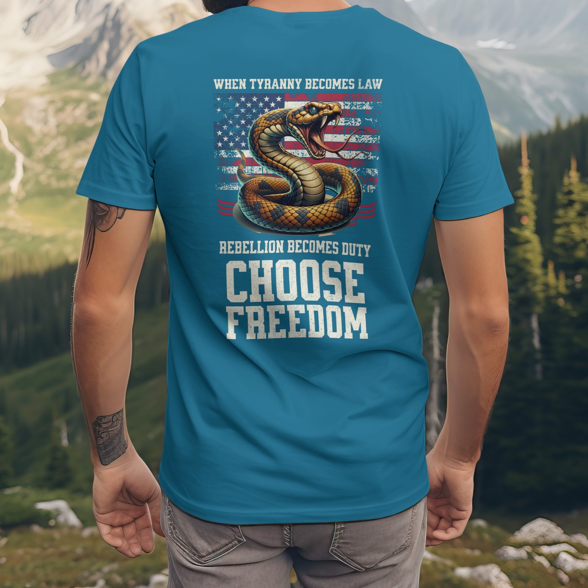 Don't Tread On me Snake T-shirt