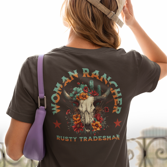 Woman Rancher Longhorn t-shirt